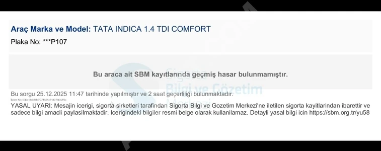2009 trafik çıkışlı Tata Indica 80 binde araç elektrik tesisat 