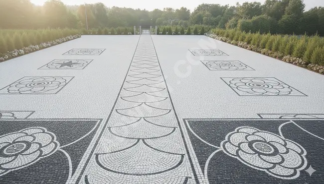 Mersin merkez begonit küptaş döşeme uygulama ekibi Halil 