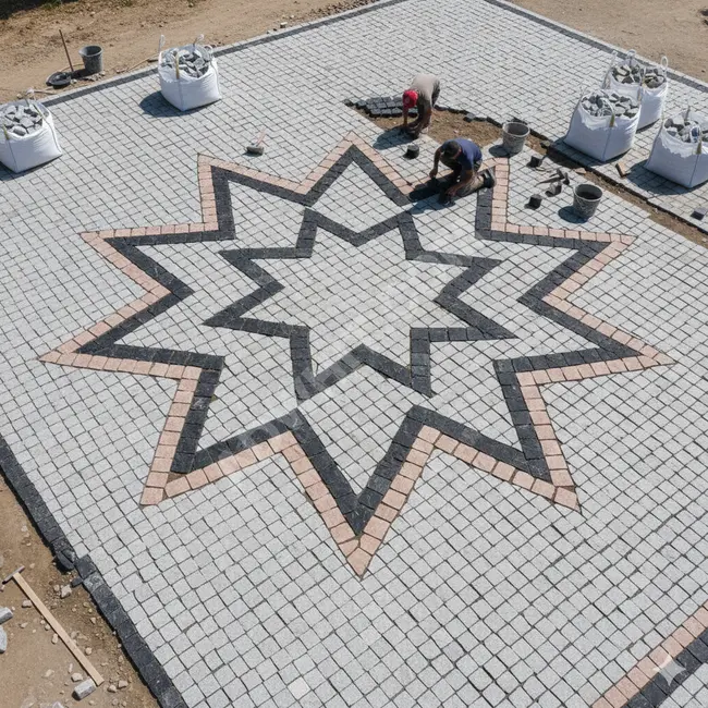 Bodrum begonit küptaş granit küptaş zemin düşeme ekibi Halil 