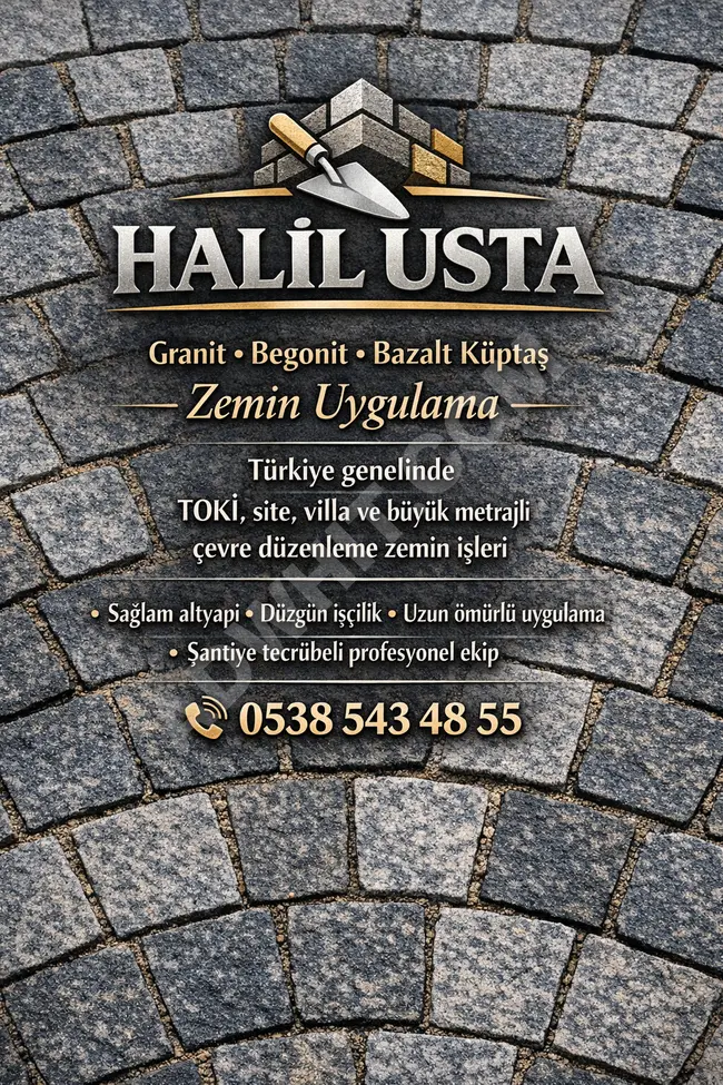 Begonit küptaş uygulama Malatya'da Elazığ Adıyaman 