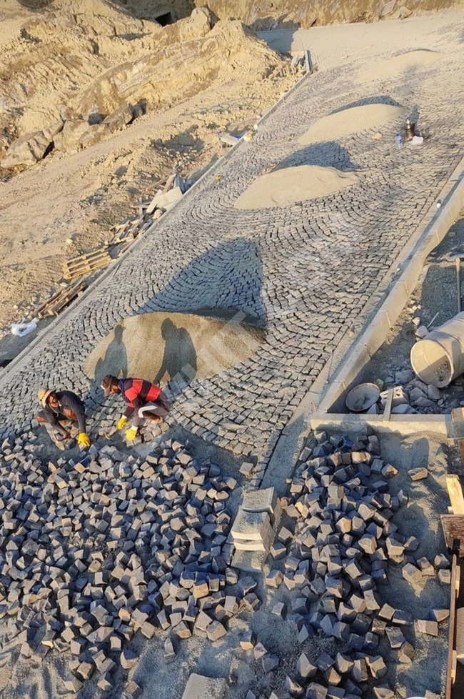 Granit küptaş Bazalt küptaş begonit küptaş uygulama Muğla 