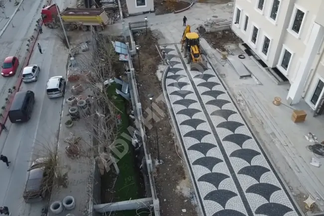 Kırma granit küptaş begonit taş zemin döşeme Antalya 