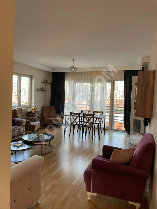 شقة مفروشة سوبر للايجار ثلاث غرف وصالة مجمع بوسفور سيتي اتاكنت 