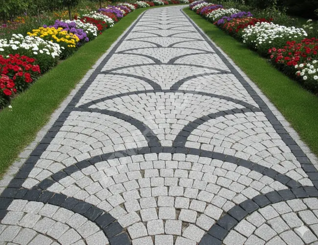 Kırma granit küptaş begonit küptaş uygulama ekibi Halil Aydın 