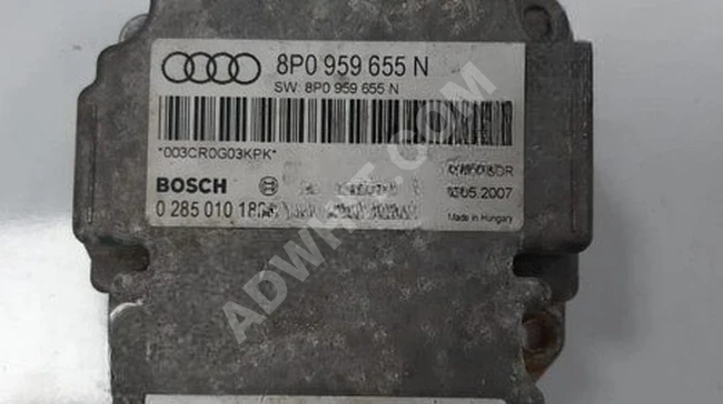 8P0959655N وحدة التحكم في الوسادة الهوائية (الإيرباج) AUDI A3