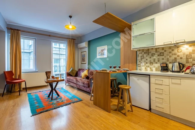 Galataport Yakını Full Eşyalı 1+1 | Tüm Faturalar Dahil