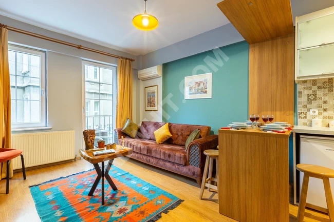 Galataport Yakını Full Eşyalı 1+1 | Tüm Faturalar Dahil