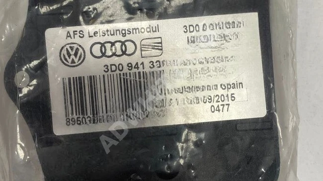 3D0941329C GOLF PASSAT SCİROCCO Q5 AFS VİRAJ ADAFTİF BEYNİ