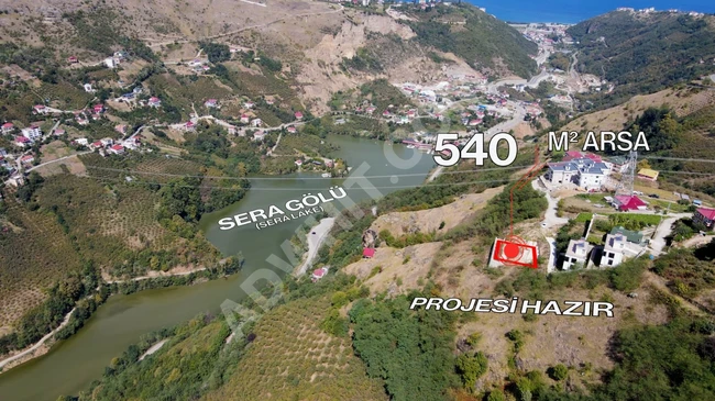 TRABZON AKYAZI'DA SATILIK PROJELİ ARSA-540m²