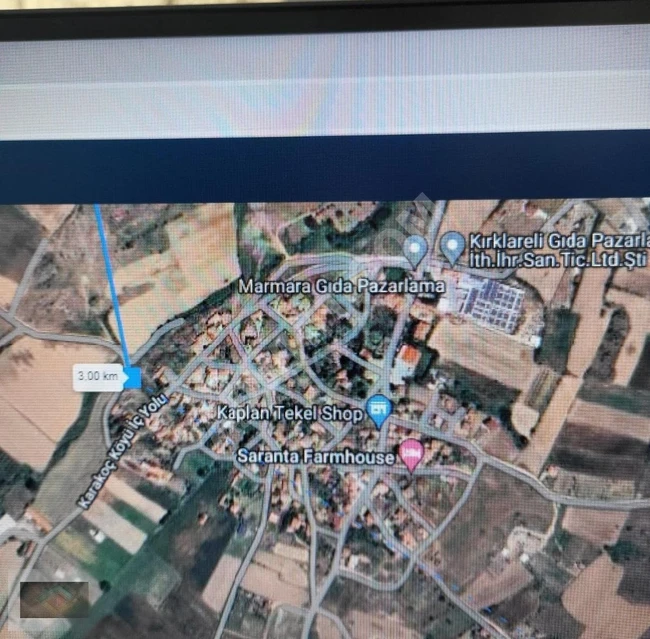 KIRKLARELİ KARAKOÇ KÖYÜ- KIRKLARELİNE 1 KM İMARA SIFIR FIRSAT