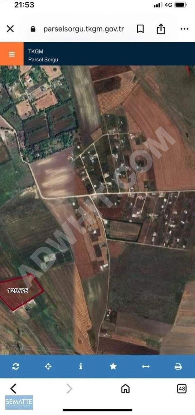 SATILIK ARSA CATALCA İZZETINDE 523 M2