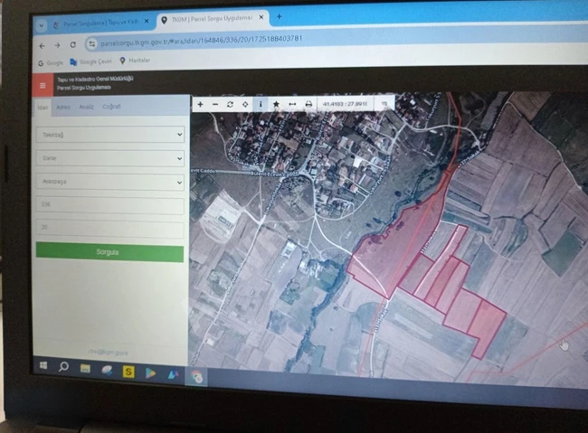 SATILIK ARSA TEKİRDAĞ SARAYDA PARSELLİ 230 M²