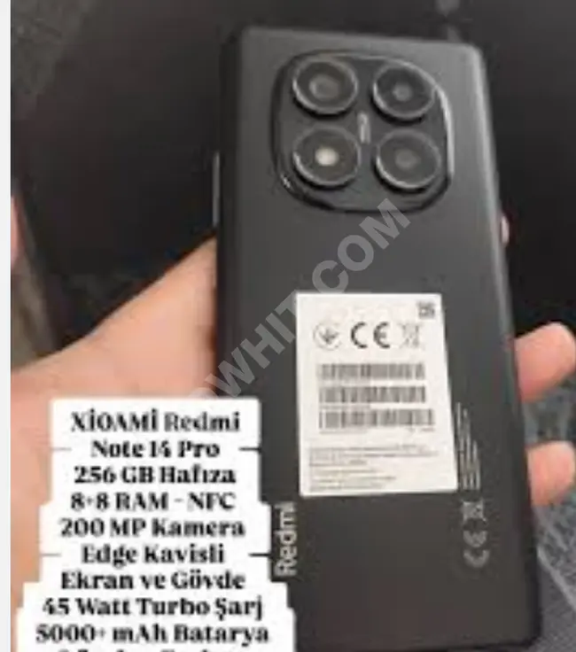 YENI kutusunda redmi 14 pro 8+8/256