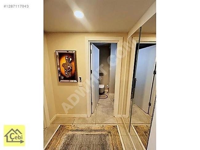 MAKYOL YAŞAM'DA SATILIK LUX EŞYALI 1+1 82M2 HAVUZ CEPHE ÇEBİDEN