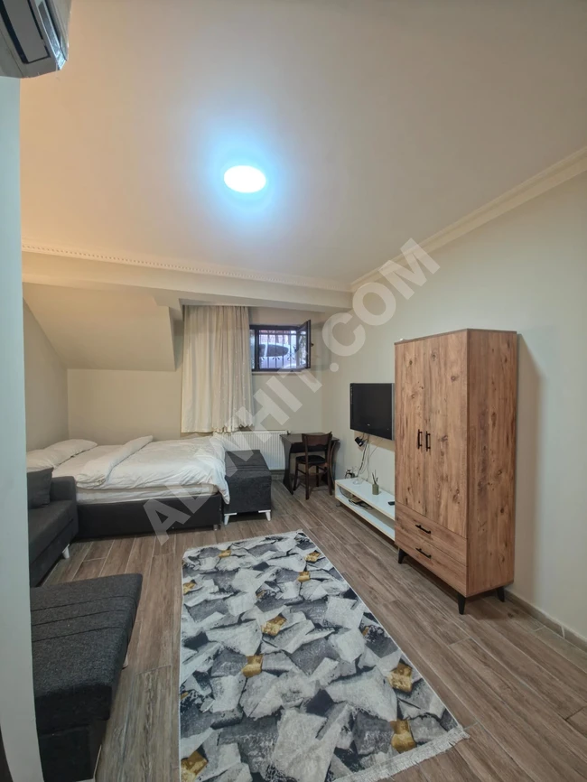 Sişli Harbiyede Full Esyali Fatura Dahil Stüdyo daire