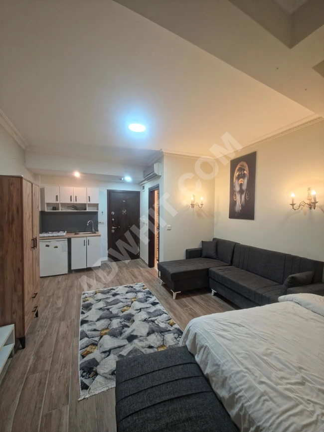 Sişli Harbiyede Full Esyali Fatura Dahil Stüdyo daire