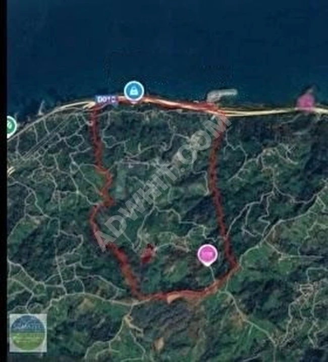 SATILIK MÜSTAKİL ARSA RİZE DERAPAZARI SANDIKTAŞ KÖYÜ 3.707 M²