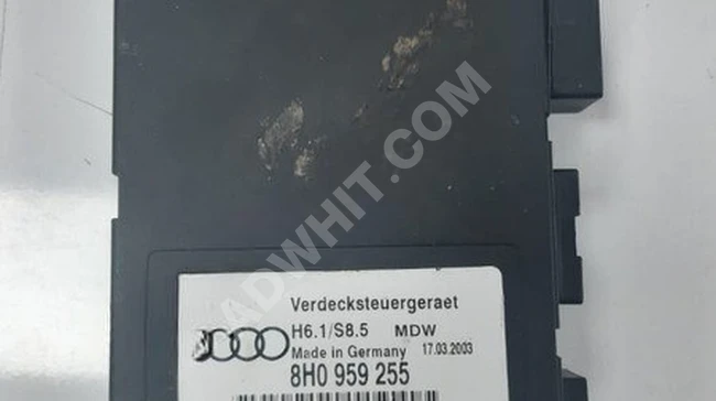 9255 AUDİ A4 S4 CABRİO ORJİNAL TENTE KUMANDA MODÜLÜ