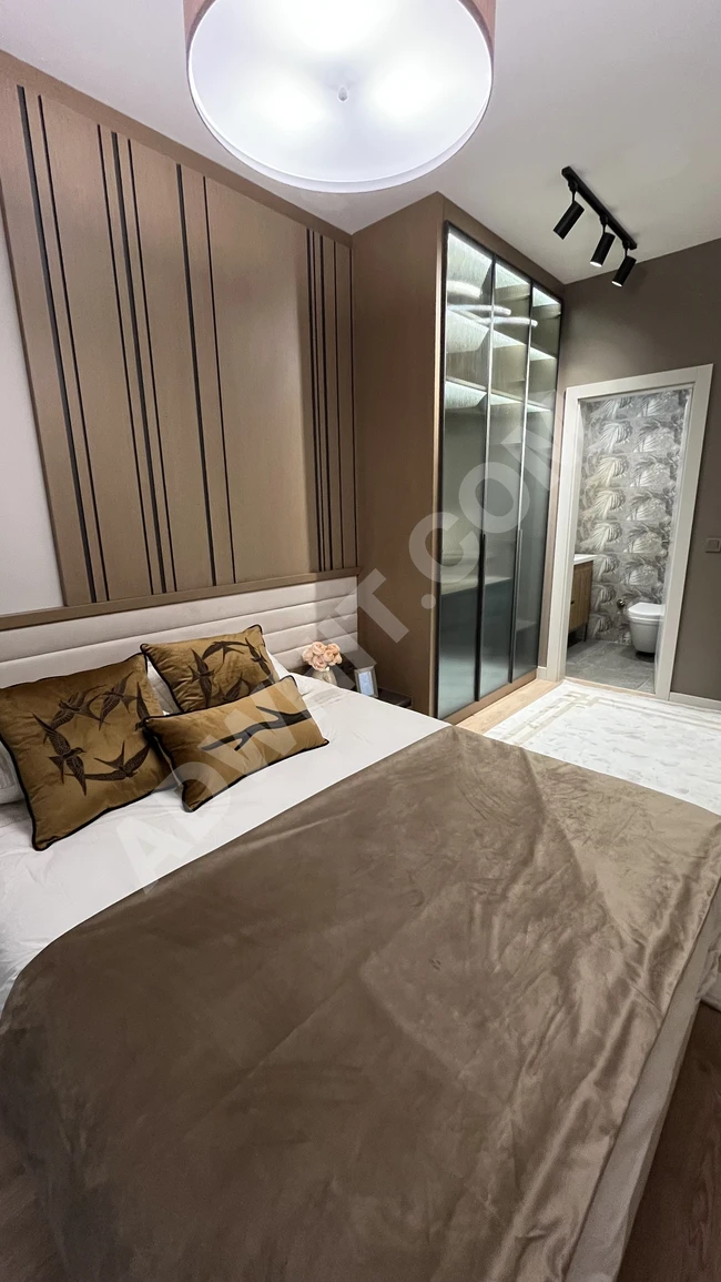 شقة للبيع غرفتين وصالة مناسبة للجنسية وتأجير نظام Airbnb