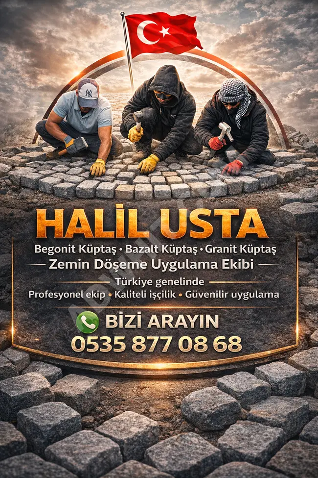 Arnavut küptaş zemin döşeme Halil İzmir 