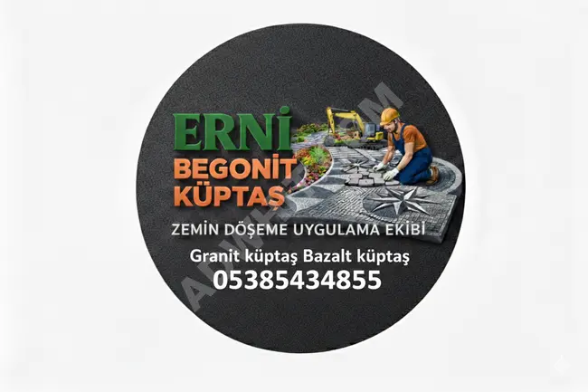 Kocaeli begonit cube stone application team master Halil