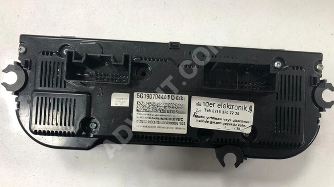 5G1907044AF GOLF 7 KLİMA PANELİ ORJİNAL SIFIR