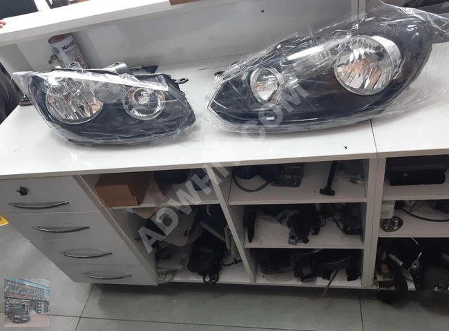 GOLF 6 RIGHT LEFT HEADLIGHT
