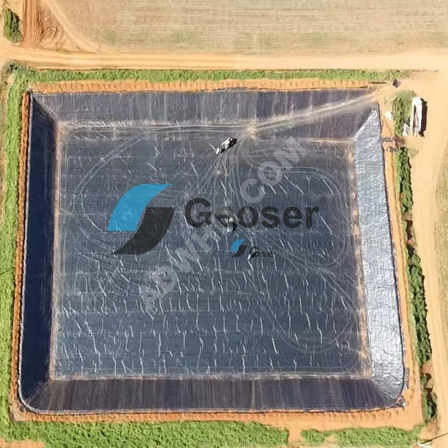 Geomembrane water insulators and water stop.