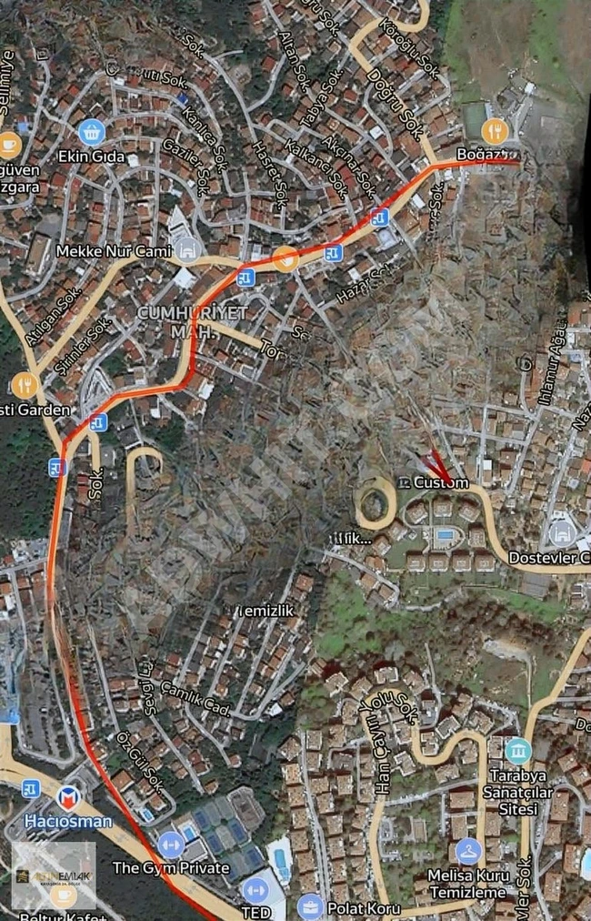 SARIYER TARABYA DA SATILIK ARSA 750M2