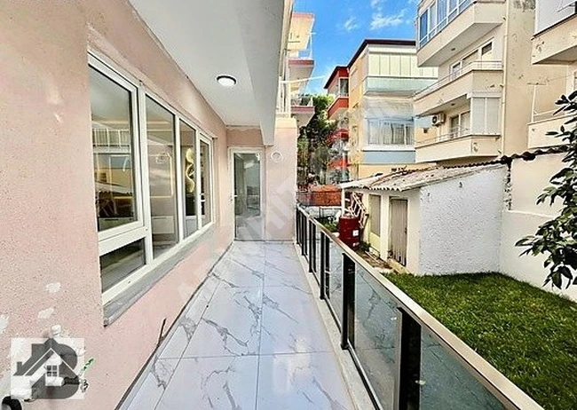 ⫸FROM AKÇAY BEST REAL ESTATE⫷ LUXURIOUS 2+1 WITH GARDEN IN THE CENTER, FEELING LIKE A DETACHED HOUSE