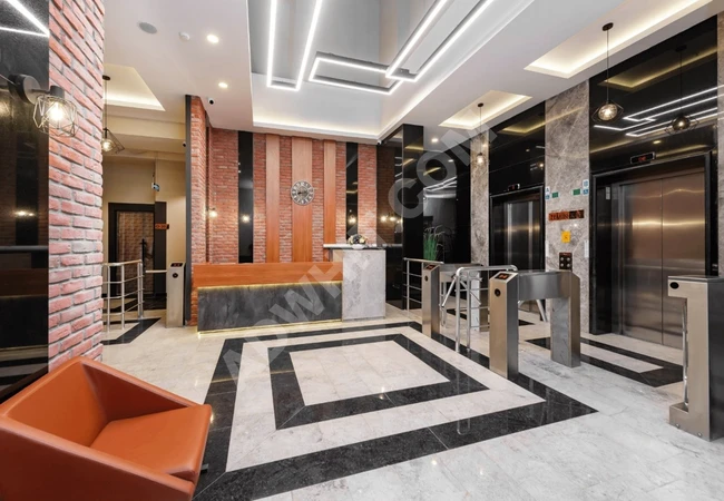 شقة فاخرة 1+1 مفروشة بالكامل للبيع في KAĞITHANE OTTO RESİDENCE