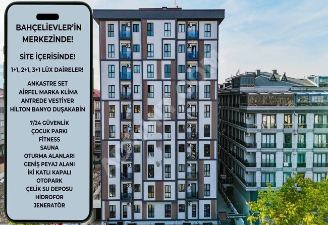 Bahçelievler de K.Otoparklı. Sosyal Tesisli Sitede. 2+1. 90m2 