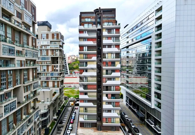 شقة فاخرة 1+1 مفروشة بالكامل للبيع في KAĞITHANE OTTO RESİDENCE