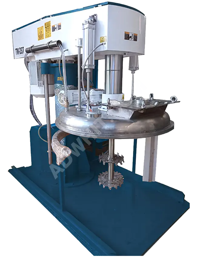 Sıyırıcılı ve Vakumlu Dissolver 