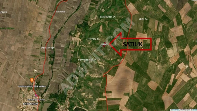 EDİRNE MERKEZ ORHANİYE KÖYÜ SATILIK TARLA