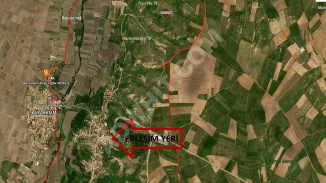 EDİRNE MERKEZ ORHANİYE KÖYÜ SATILIK TARLA görsel 3