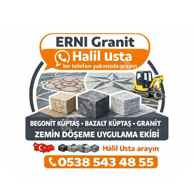 Halil usta zemin begonit küptaş granit küptaş Bazalt küptaş 