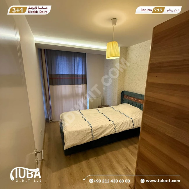 Metrobüs hattı üzerinde Beylikdüzü'nde yıllık kiralık 3+1 eşyalı daire.