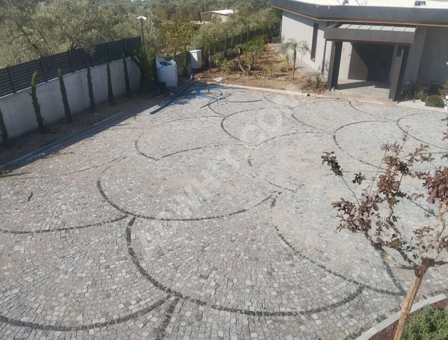 Begonit küptaş parke taşı döşeme ustası Halil Muğla Bodrum 