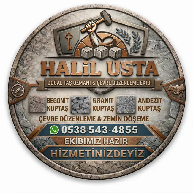 Halil usta begonit küptaş Bazalt küptaş granit küptaş Urla 
