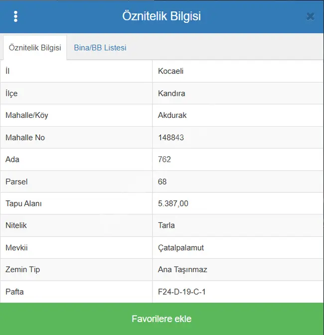 FOR SALE: 5,367 m² FIELD IN KOCAELİ, KANDIRA, AKDURAK NEIGHBORHOOD
