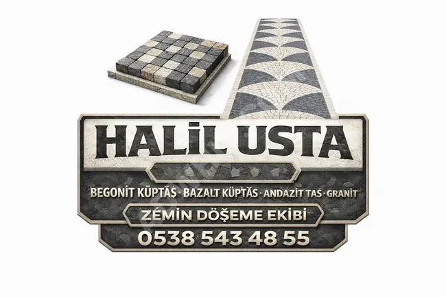 Begonit küptaş granit küptaş uygulama ekibi Halil İzmir 