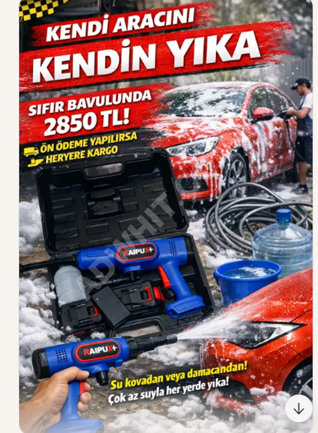 SIFIRR Kutusunda Araç Yıkama 2x sarzlı
