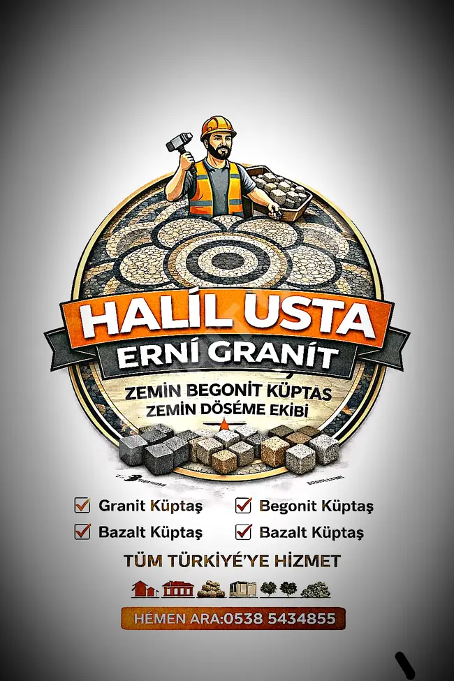 İzmir Seferihisar granit küptaş begonit küptaş Halil usta 