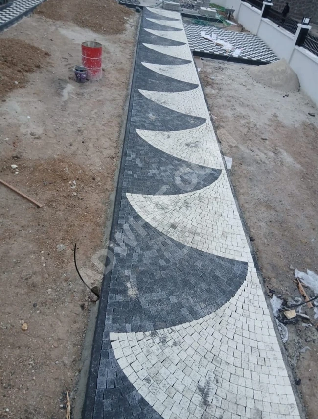 Kocaeli İzmit begonite cube stone granite cube stone master Halil