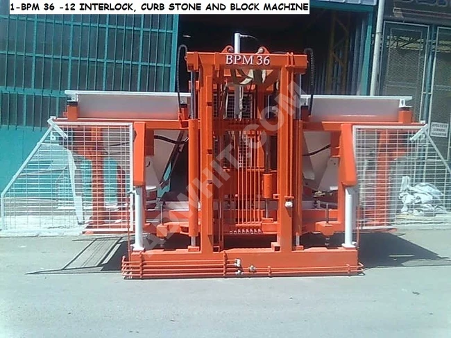 Interlocking Paving, Curb and Block Briquette Machine