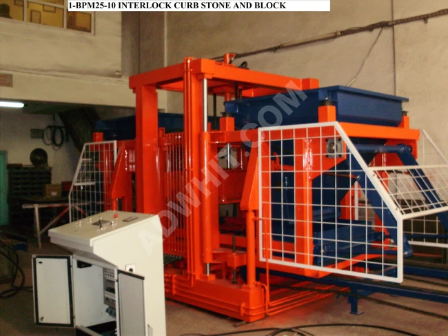Parquet, Curb and Paving Block Locking Stone Machine