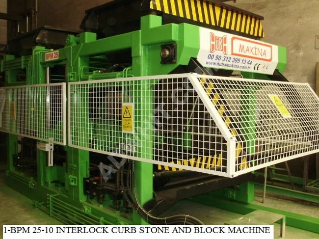 Parquet, Curb and Paving Block Locking Stone Machine