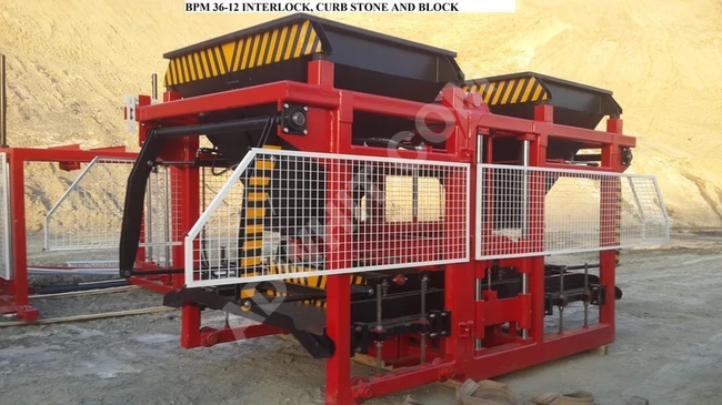 Interlocking Paving, Curb and Block Briquette Machine
