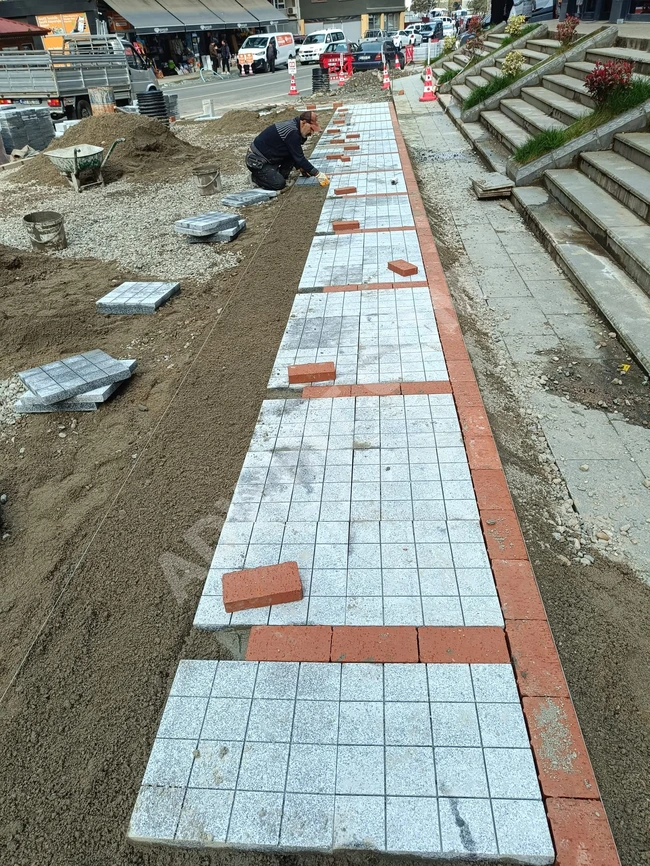 Parke taşı zemin döşeme doğal parke taşı Halil usta İzmir 